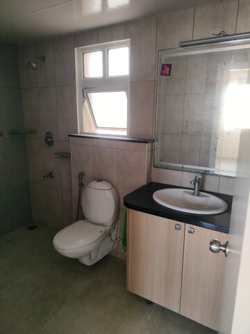Bathroom in 2 BHK Apartment at Prestige Lakeside Habitat, Varthur – for Rent