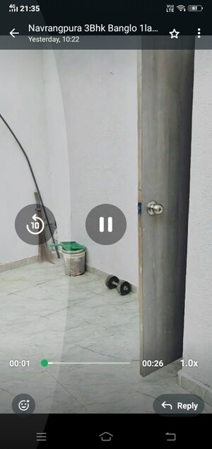 Bathroom in 3 BHK Villa at Navarangpura Gam – for Rent