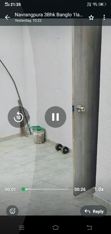 Bathroom in 3 BHK Villa at Navarangpura Gam – for Rent