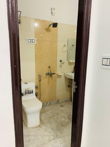 Bathroom in 3 BHK Builder Floor at Green Fields Colony – for Rent