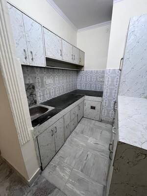 Kitchen in 2 BHK Builder Floor at Janakpuri – for Rent