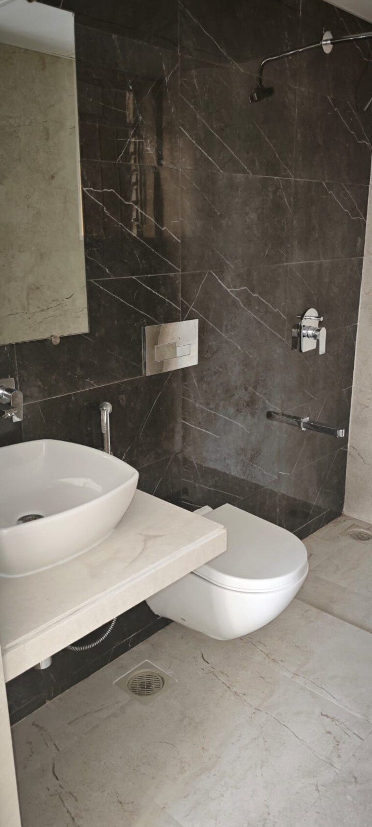 Bathroom, dosti-west-county 2 Bedroom 700 Sq.Ft. Apartment In Balkum Pada Thane 9664647