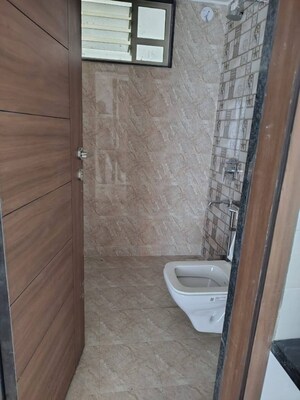 Bathroom in 3 BHK Apartment at Shivam 19 Grand West, Thergaon – for Rent