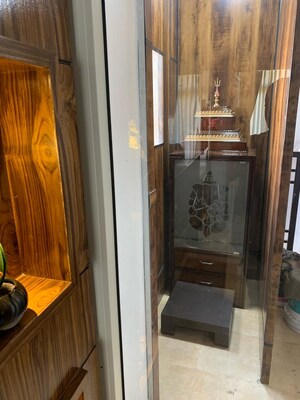 Kitchen in 3 BHK Apartment at Highland Park Chandigarh, Bhabat – for Rent