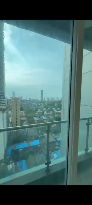 Balcony in 4 BHK Apartment at Raheja Atlantis, Lower Parel – for Rent