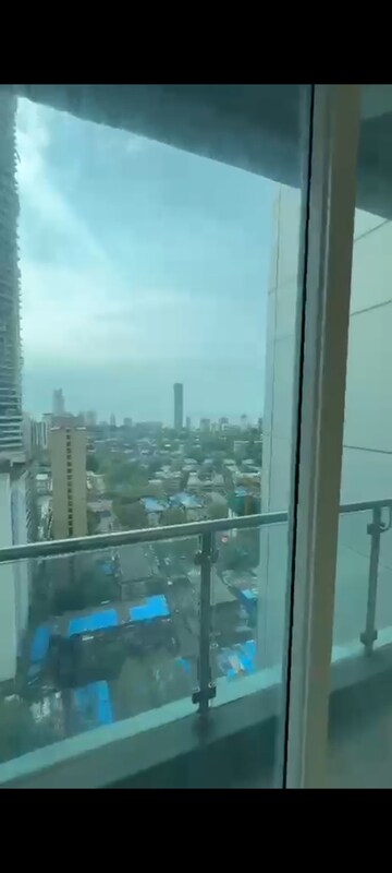 Balcony in 4 BHK Apartment at Raheja Atlantis, Lower Parel – for Rent