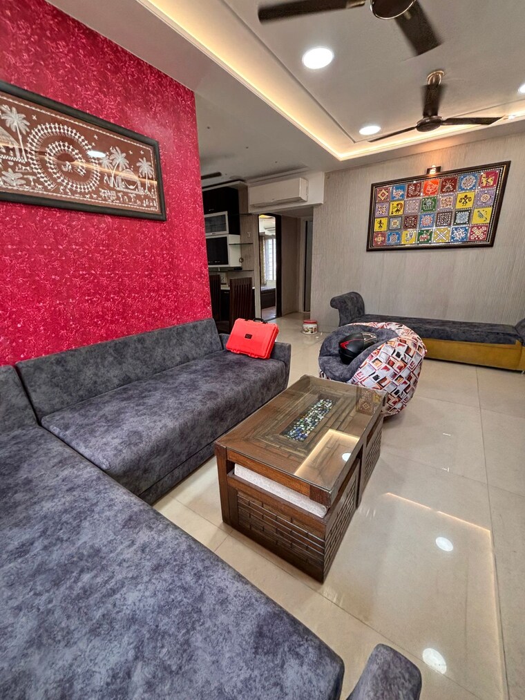 Living Room, riddhi-garden 1 Bedroom 625 Sq.Ft. Apartment In Malad East Mumbai 9664717