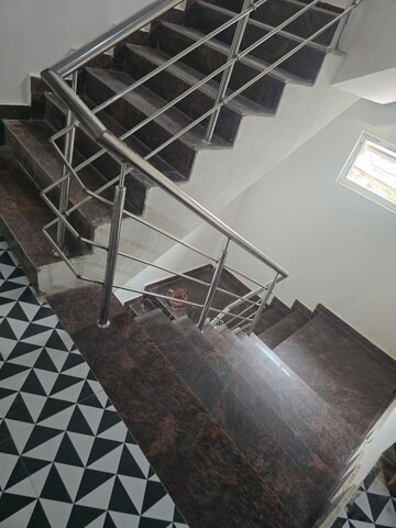 Staircase in 1.5 BHK Builder Floor at New Ashok Nagar – for Rent