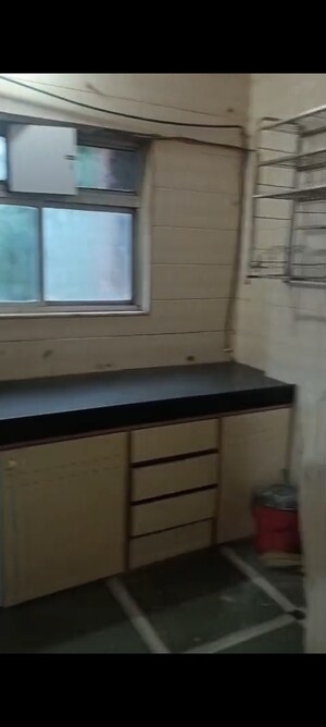 Kitchen in 1 BHK Apartment at Jamuna Tower, Mira Road – for Rent