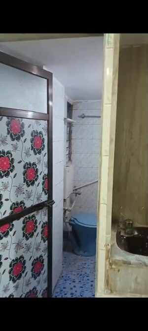 Bathroom in 1 BHK Apartment at Jamuna Tower, Mira Road – for Rent