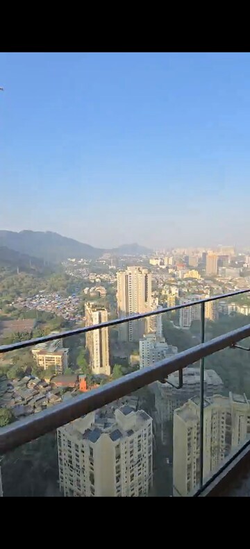 Balcony in 3 BHK Apartment at The Prestige City, Mulund West – for Rent