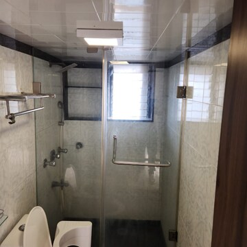 Bathroom in 3 BHK Apartment at Cliff Tower, Bhudargarh Colony – for Rent