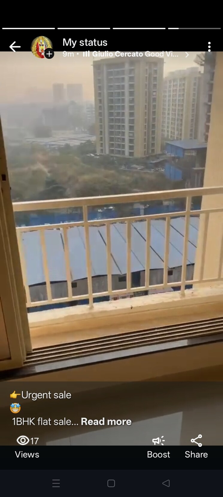 Balcony, seven-eleven-apna-ghar-phase-iii 1 Bedroom 350 Sq.Ft. Apartment In Mira Road Thane 9664775