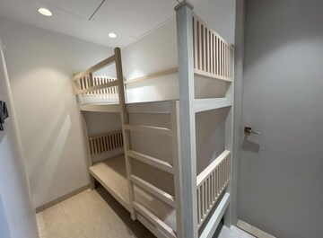 Staircase in 3 BHK Apartment at Lodha World View, Worli – for Rent