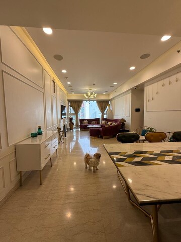 Living Room in 3 BHK Apartment at Lodha The Park, Worli – for Rent