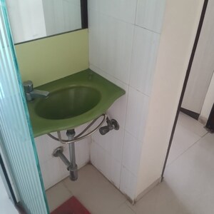 Bathroom in 2 BHK Apartment at Sheth Vasant Galaxy, Goregaon West – for Rent