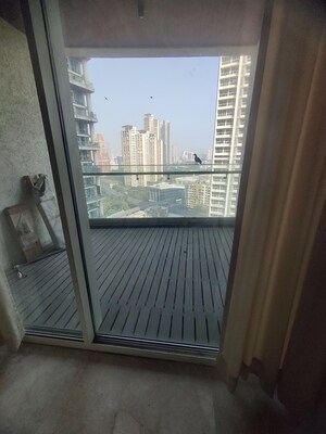 Balcony in 3 BHK Apartment at Avighna One Avighna Park, Lower Parel – for Rent