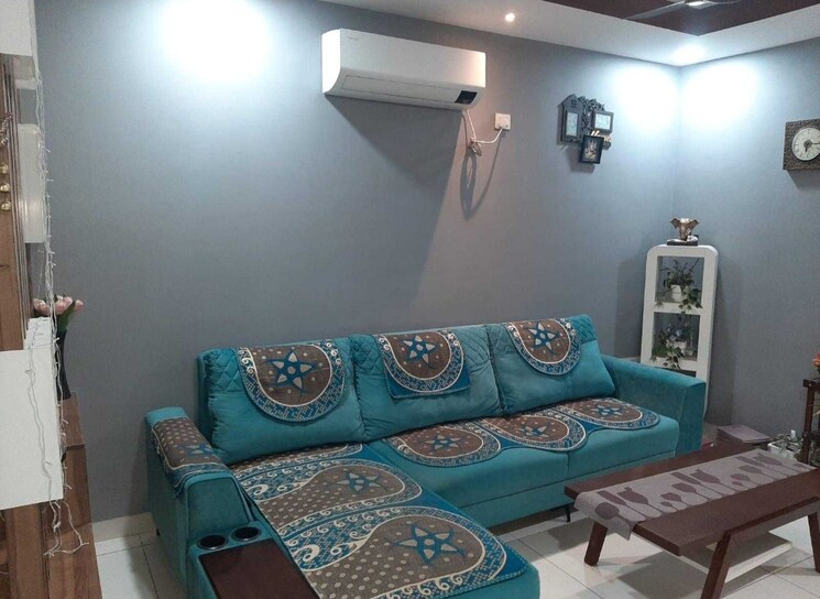 Living Room, accurate-wind-chimes 3 Bedroom 1655 Sq.Ft. Apartment In Gachibowli Hyderabad 9664906