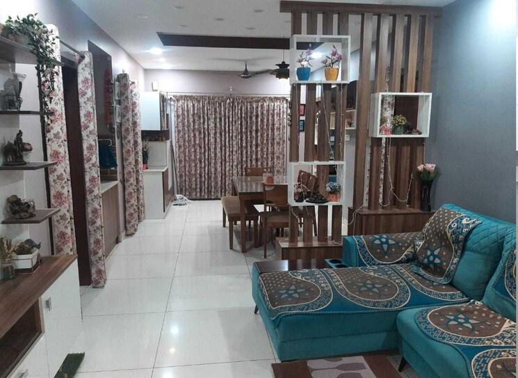 Living Room, accurate-wind-chimes 3 Bedroom 1655 Sq.Ft. Apartment In Gachibowli Hyderabad 9664906