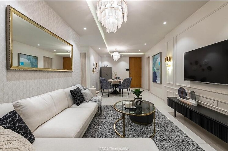 Living Room, kolte-patil-la-vita 2 Bedroom 1400 Sq.Ft. Apartment In Sector 2 Vashi Navi Mumbai 9664908