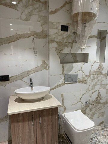 Bathroom in 2 BHK Builder Floor at Saket – for Rent