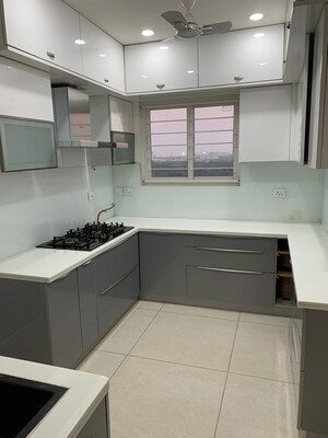 Kitchen in 3 BHK Apartment at Aparna Serene Park, Kondapur – for Rent