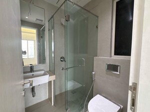 Bathroom in 3 BHK Apartment at Indiabulls Sky Forest, Lower Parel – for Rent