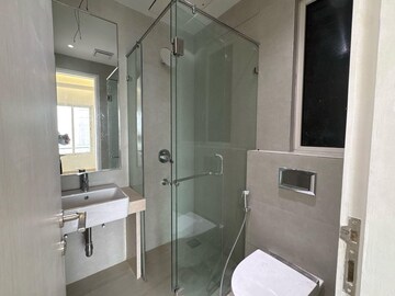 Bathroom in 3 BHK Apartment at Indiabulls Sky Forest, Lower Parel – for Rent