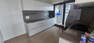 Kitchen in 3 BHK Apartment at Lodha World View, Worli – for Rent