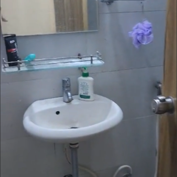 Bathroom in 2 BHK Apartment at Chandrabhaga Corner, Ravet – for Rent