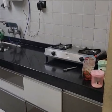 Kitchen in 2 BHK Apartment at Chandrabhaga Corner, Ravet – for Rent