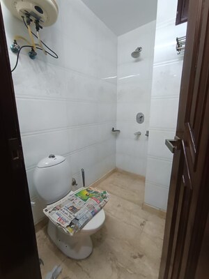 Bathroom in 3 BHK Apartment at Navbharat Apartments, Paschim Vihar – for Rent