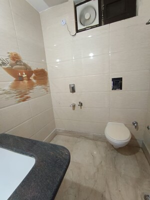 Bathroom in 3 BHK Apartment at Navbharat Apartments, Paschim Vihar – for Rent