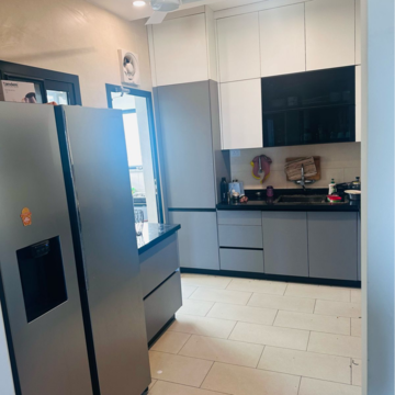 Bathroom in 3 BHK Apartment at Sobha City Gurgaon, Babupur Village – for Rent