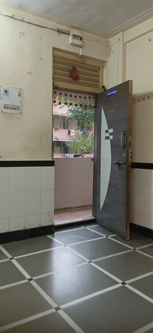 Kitchen in 1 RK Penthouse at Takshshila CHS, Vikhroli East – for Rent