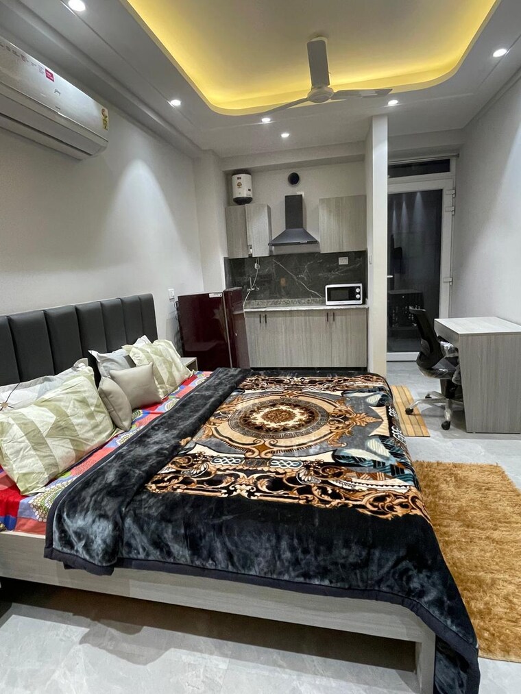 Bedroom, sector 45 Studio 649 Sq.Ft. Builder Floor In Sector 45 Gurgaon 9665216