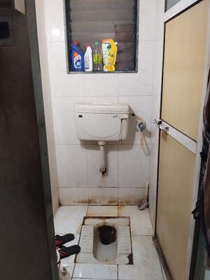 Bathroom in 1 BHK Apartment at Yashraj Park CHS, Kasarvadavali – for Sale