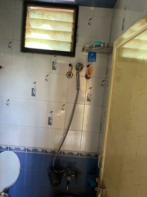 Bathroom in 1 RK Apartment at Naranpura – for Rent