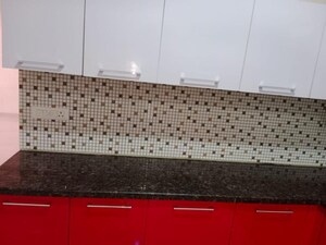 Kitchen in 4 BHK Apartment at Saya Gold Avenue, Vaibhav Khand – for Rent