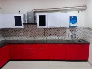 Kitchen in 4 BHK Apartment at Saya Gold Avenue, Vaibhav Khand – for Rent