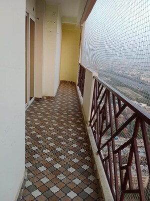 Balcony in 4 BHK Apartment at Saya Gold Avenue, Vaibhav Khand – for Rent