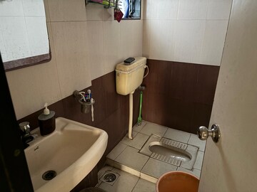 Bathroom in 2 BHK Apartment at Kamal Villa, Katraj – for Rent