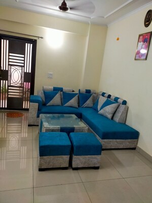 Living Room in 2 BHK Apartment at Bluemoon Central, Raj Nagar Extension – for Rent