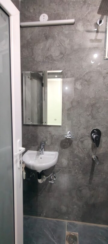 Bathroom in 3 BHK Builder Floor at Ansal Sushant Floors, Sushant Lok ii – for Rent