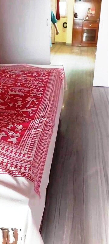 Bedroom in 2 BHK Apartment at Shrachi Greenwood Nook, Haltu – for Rent