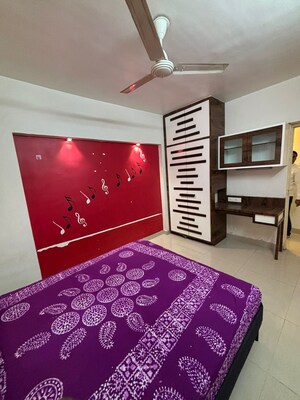 Bedroom in 3 BHK Apartment at Aditya Breeze Park, Balewadi – for Rent