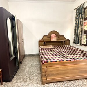 Bedroom in 3 BHK Builder Floor at Chattarpur – for Rent