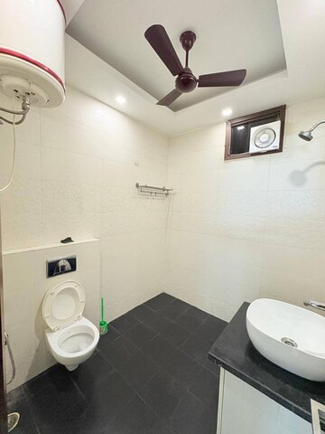 Bathroom in 1 BHK Apartment at Freedom Fighters Enclave – for Rent