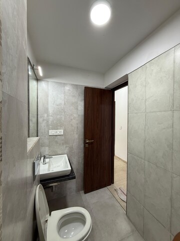 Bathroom in 2 BHK Apartment at Vasant Valley Complex, Malad East – for Rent