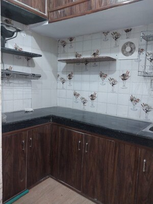 Kitchen in 1.5 BHK Apartment at Paschim Vihar – for Rent